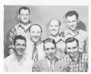 Photo of Stevens staff members from the 1940s
